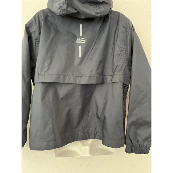 Arctix Kids Stream Rain Jacket Windbreaker HoodedWater Weatherproof Unisex Grey - Picture 3 of 16